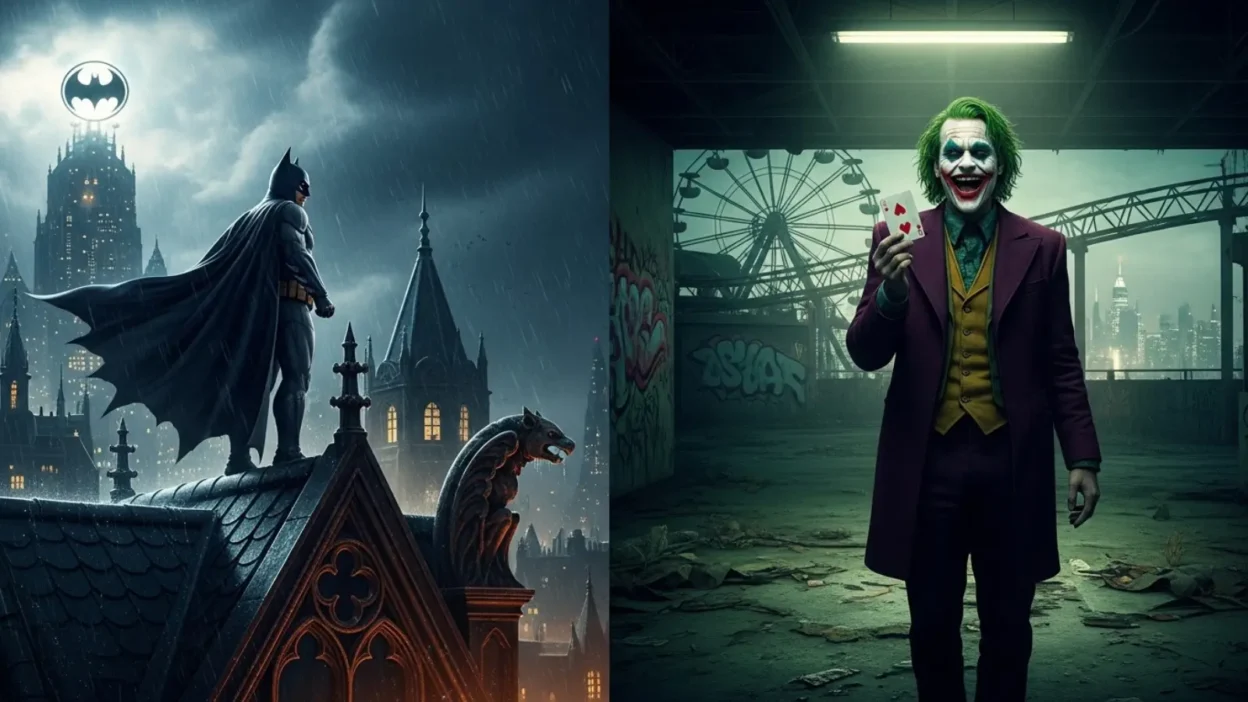 batman and joker pics