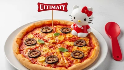 ultimate joke pizza hello kitty
